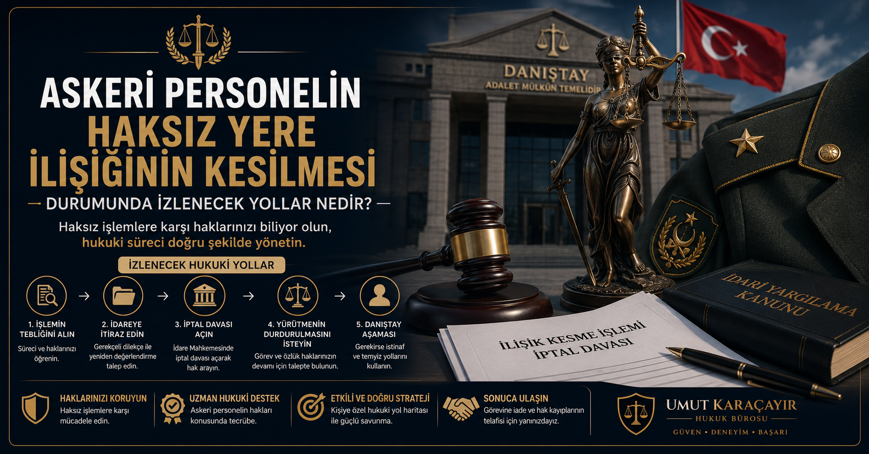 Askeri personelin haksız yere ilişiğinin kesilmesi durumunda izlenecek yollar nedir?