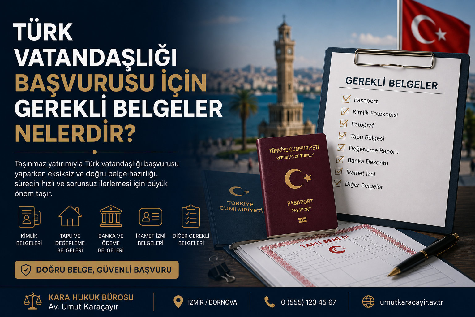 Türk Vatandaşlığı Başvurusu İçin Gerekli Belgeler Nelerdir?