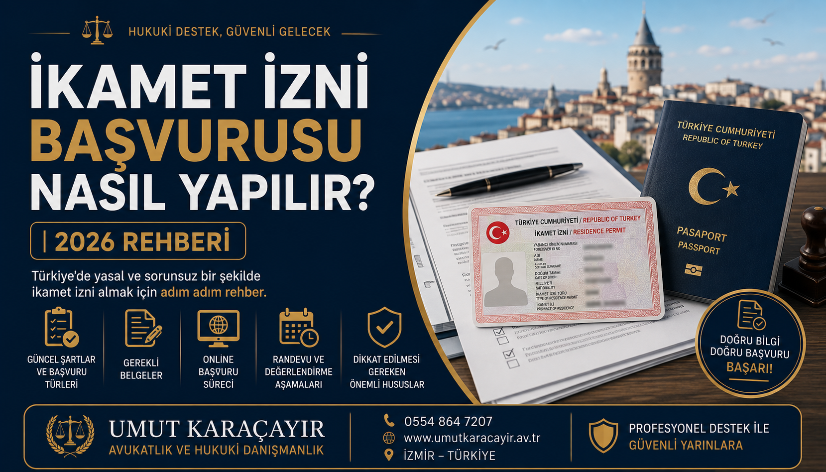 İkamet İzni Başvurusu Nasıl Yapılır? | 2026 Rehberi